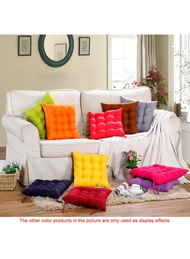 Cotton Seat Cushion Coffee 50x10x40cm  - Image 4