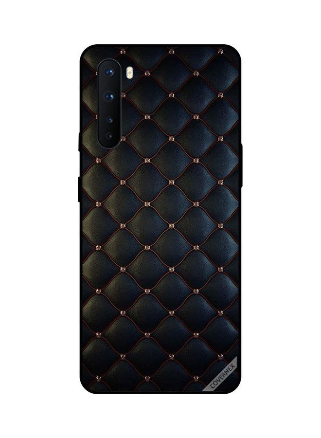 Covernex Steppers On Cloth Pattern Protective Case Cover For OnePlus Nord Black