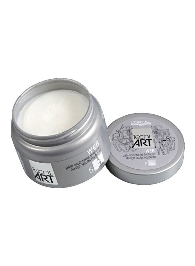 L'OREAL PARIS - Tecni Art Web Force 5 Sculpting Paste White 150ml - Image 1