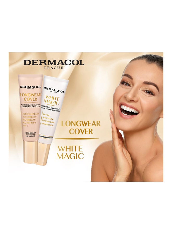 Dermacol Longwear Cover New Generation Liquid Foundation Porcelain - Image 3