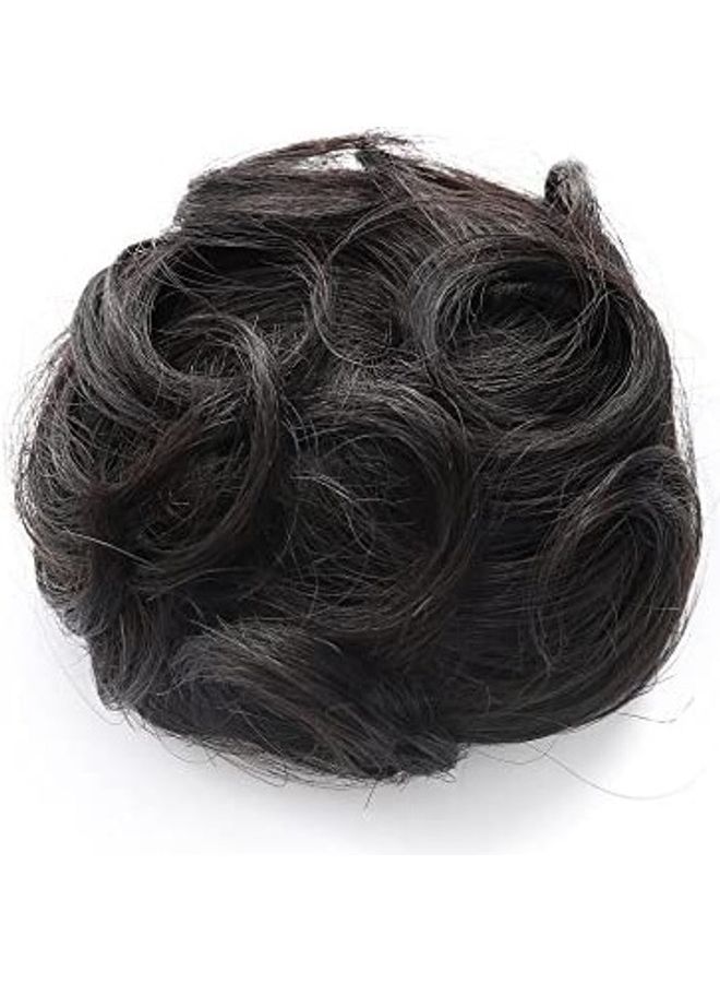 Hair Bun Extension Curly Hair Black 6inch - v1617807116/N46364171A_1