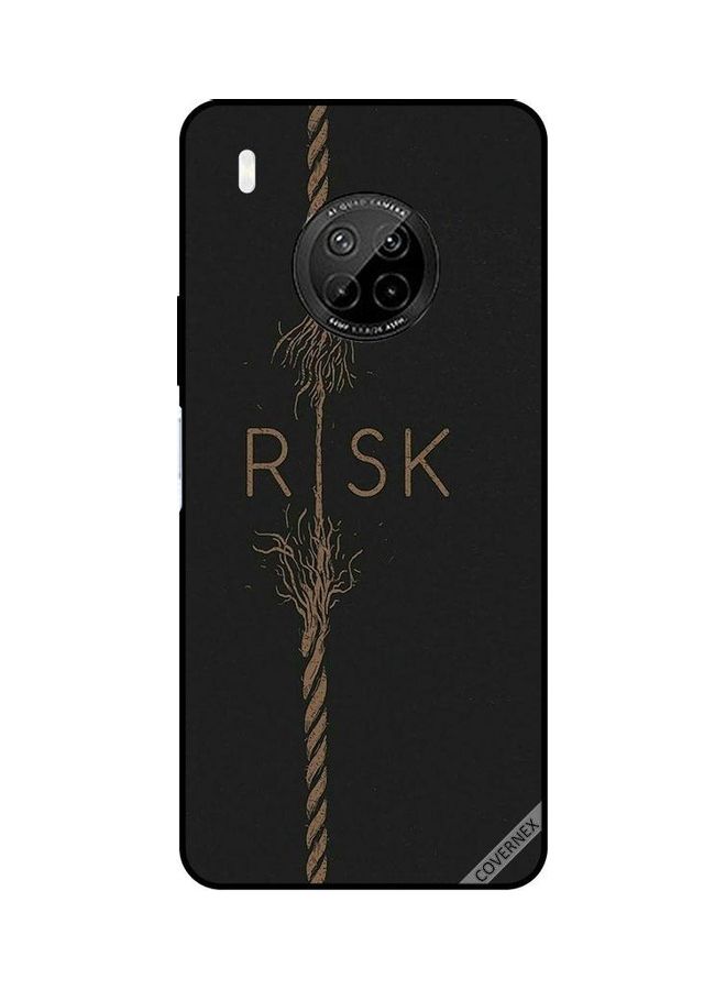 كوفرنيكس غطاء حماية واقٍ بطبعة كلمة "Risk" لهاتف هواوي Y9A متعدد الألوان 