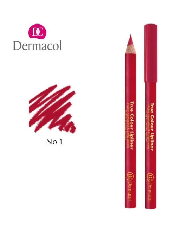 Dermacol True Colours Lipliner Pencil No 1