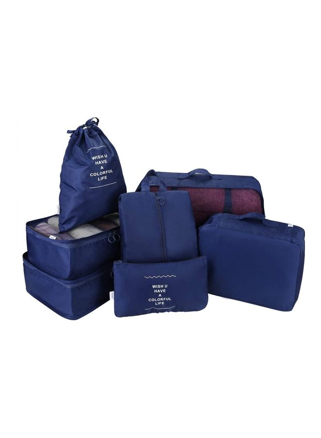 Generic 7-Piece Travel Organizer Luggage Set Blue  - Image 2