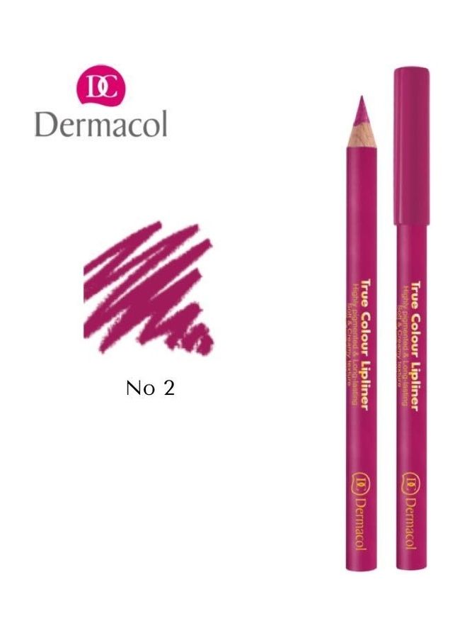 Dermacol True Colour Lipliner Pencil No 2 