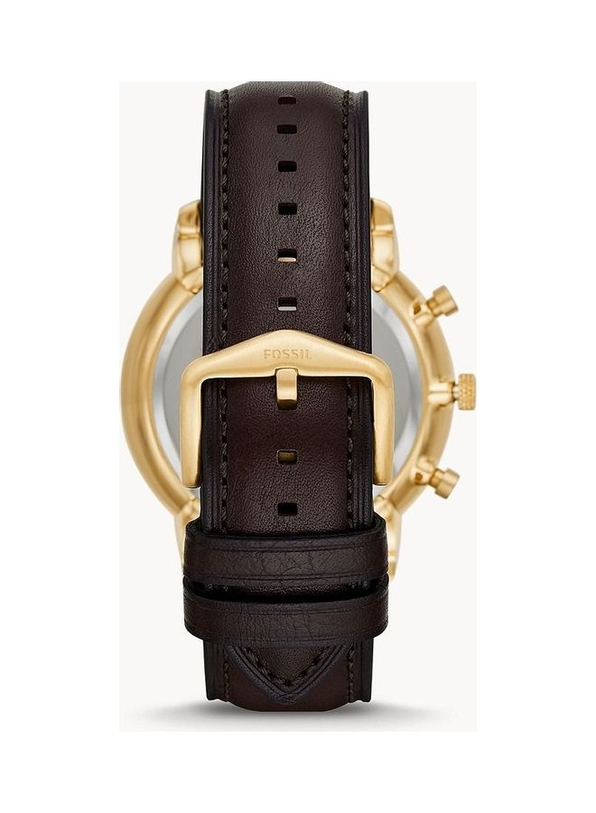 فوسيل ساعة يد نيوترا كرونوغراف بسوار من الجلد طراز FS5763 للرجال - Image 2