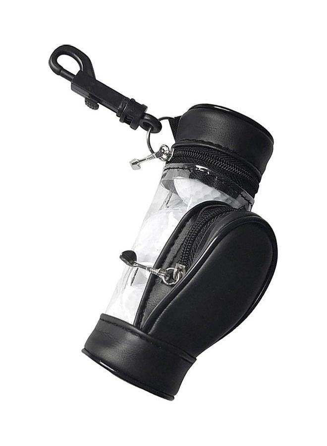 Generic - Golf Balls Bag Storage Case Holder with 3 Balls and 3 Tees Set - Image 1