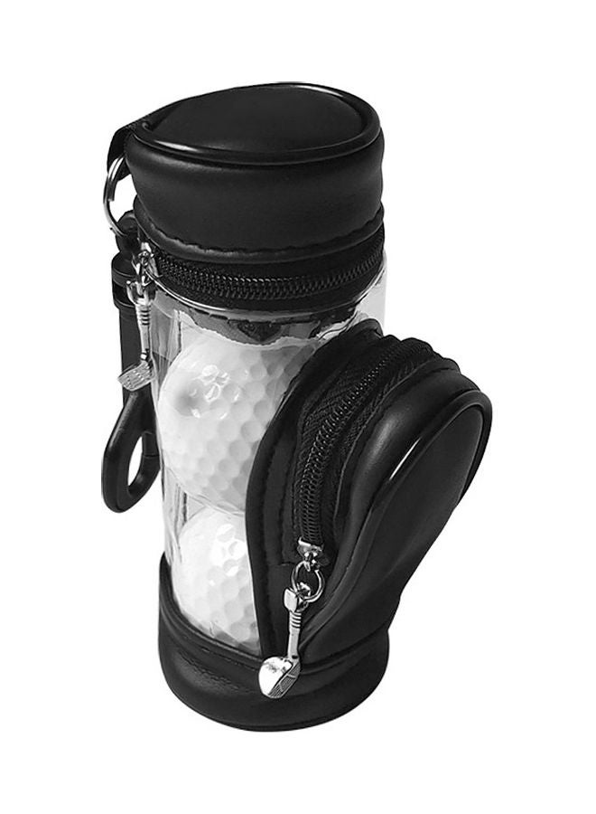 Generic - Golf Balls Bag Storage Case Holder with 3 Balls and 3 Tees Set - Image 1
