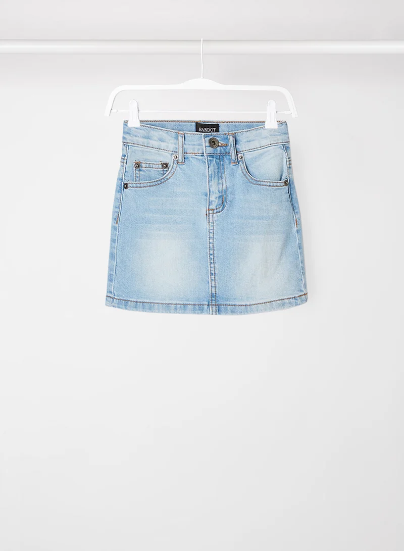 Bardot Junior Kids Liza Denim Mini Skirt
