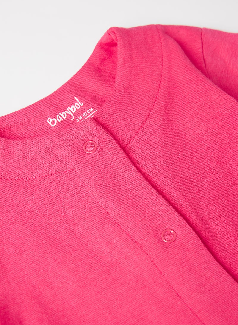 Babybol - Baby T-Shirts and Jogger Set Fuchsia - Image 1