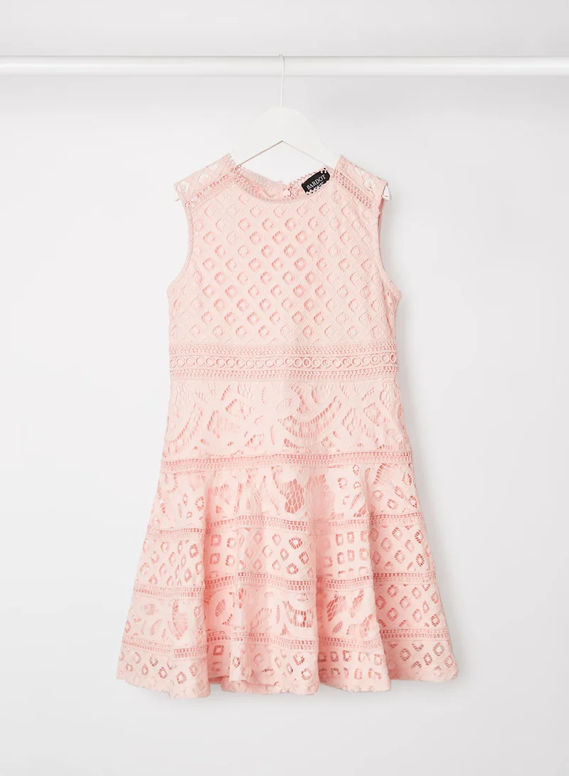 Bardot Junior Kids/Teen Elise Lace Dress Blush