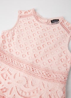 Bardot Junior Kids/Teen Elise Lace Dress Blush  - Image 3