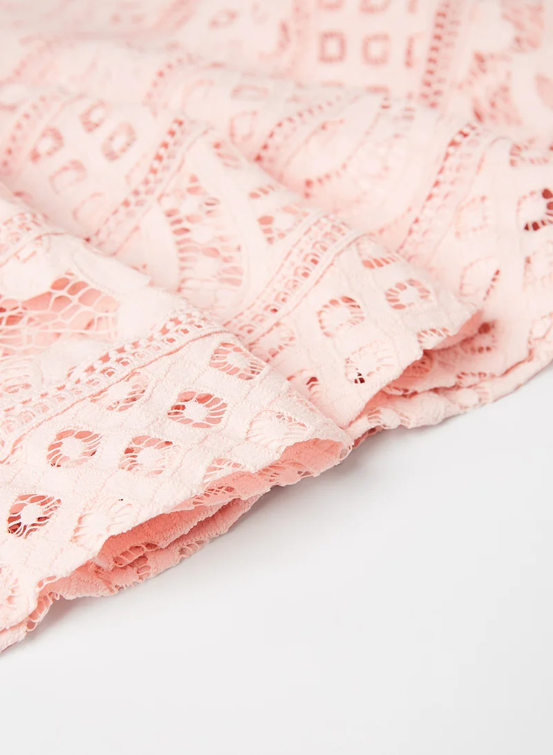 Bardot Junior Kids/Teen Elise Lace Dress Blush