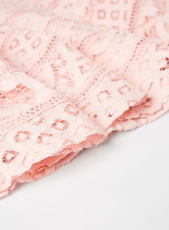 Bardot Junior Kids/Teen Elise Lace Dress Blush  - Image 4