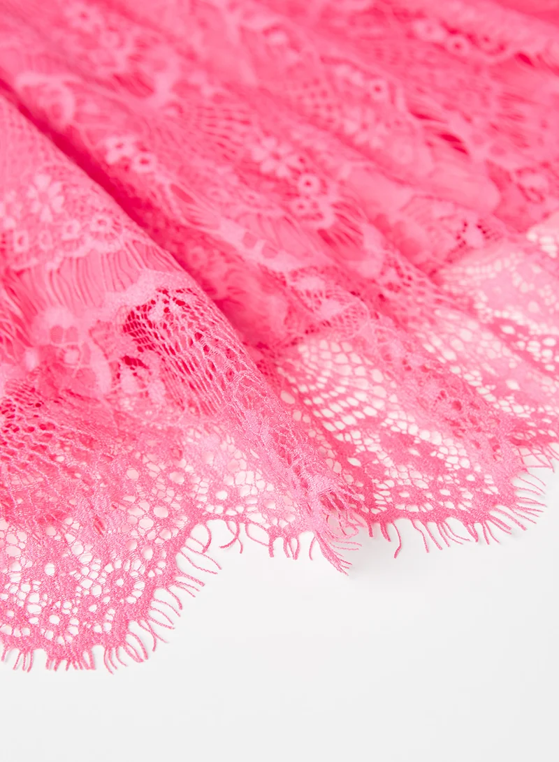 Bardot Junior Kids/Teen Gertrude Lace Dress Fuschia