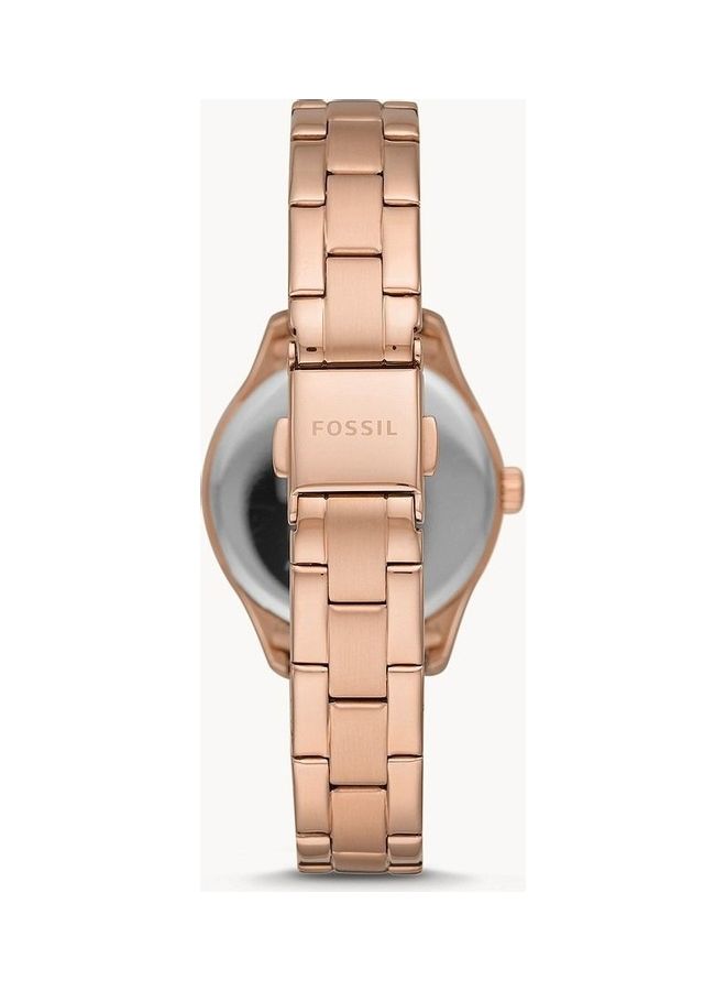 FOSSIL Women's Rye Three-Hand Date -Tone Stainless Steel Watch BQ3639  - Image 2