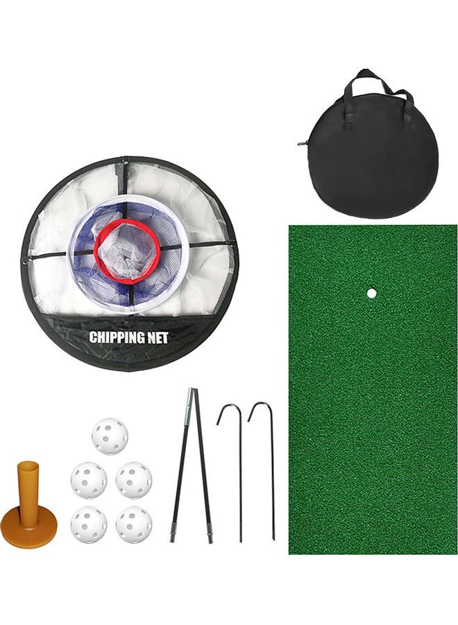 Generic Golf Chipping Net Combo with Hitting Mat with 5 Balls  - Image 4