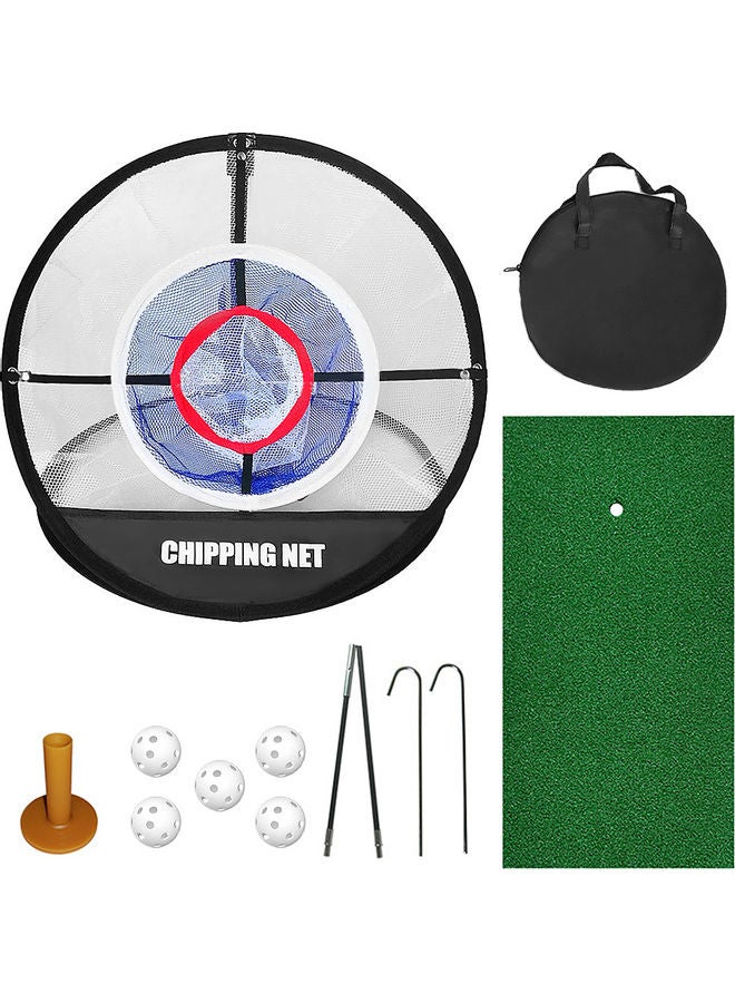 Generic Golf Chipping Net Combo with Hitting Mat with 5 Balls  - Image 5