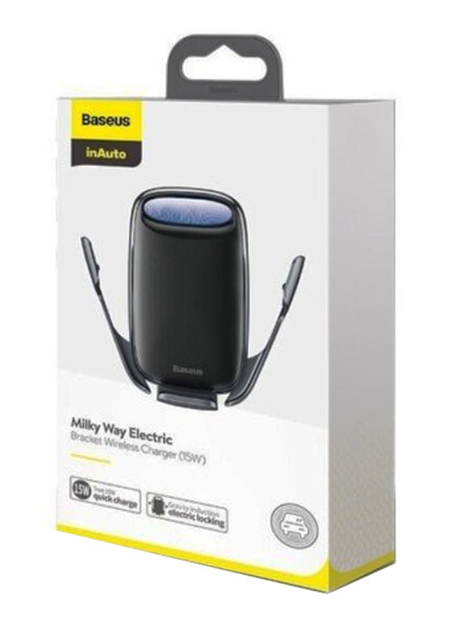 Baseus Milky Way Electric Bracket Wireless Charger Black - Image 4