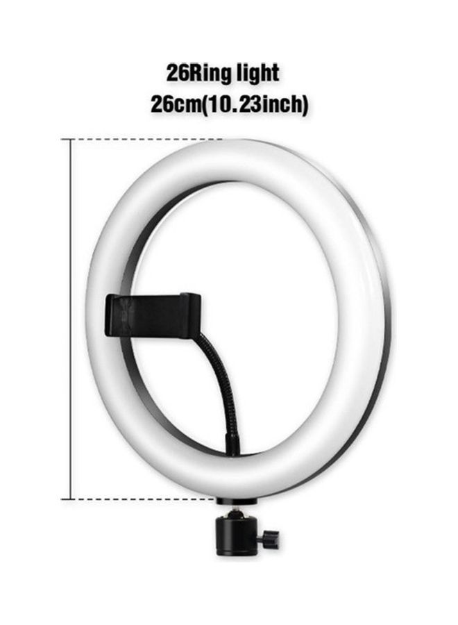 USB  Powered RGB LED Ring Light With Phone Holder And Floor Tripod Stand Multicolour - Image 3