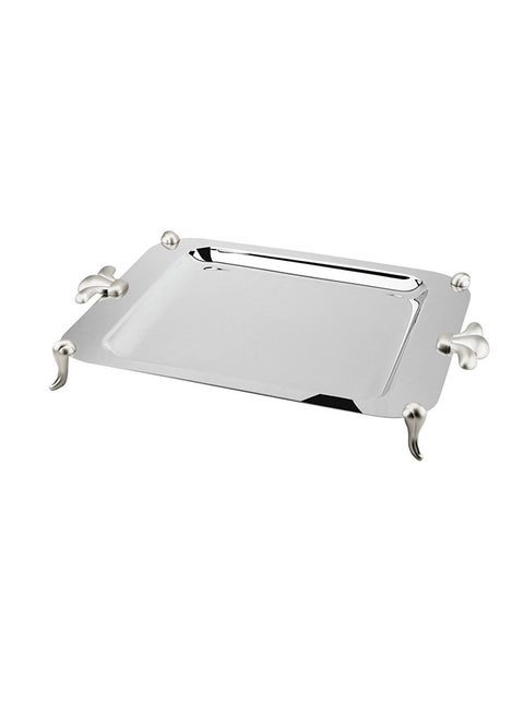 Renaissance SS Square Tray Silver 47 x 34cm
