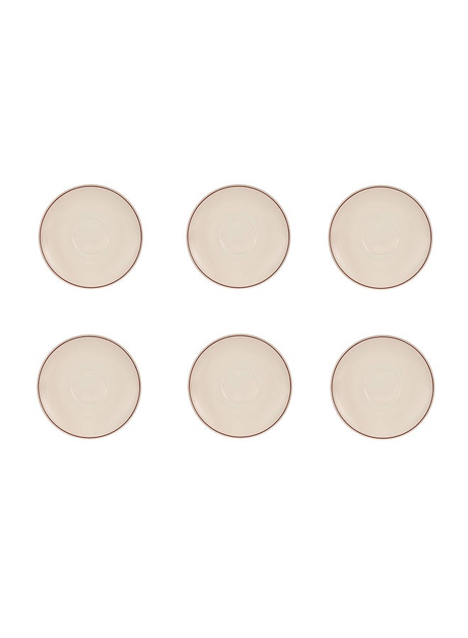 ARCOROC 6-Piece Value Pack Bordeaux Saucer Plate Assorted Colour  - Image 2