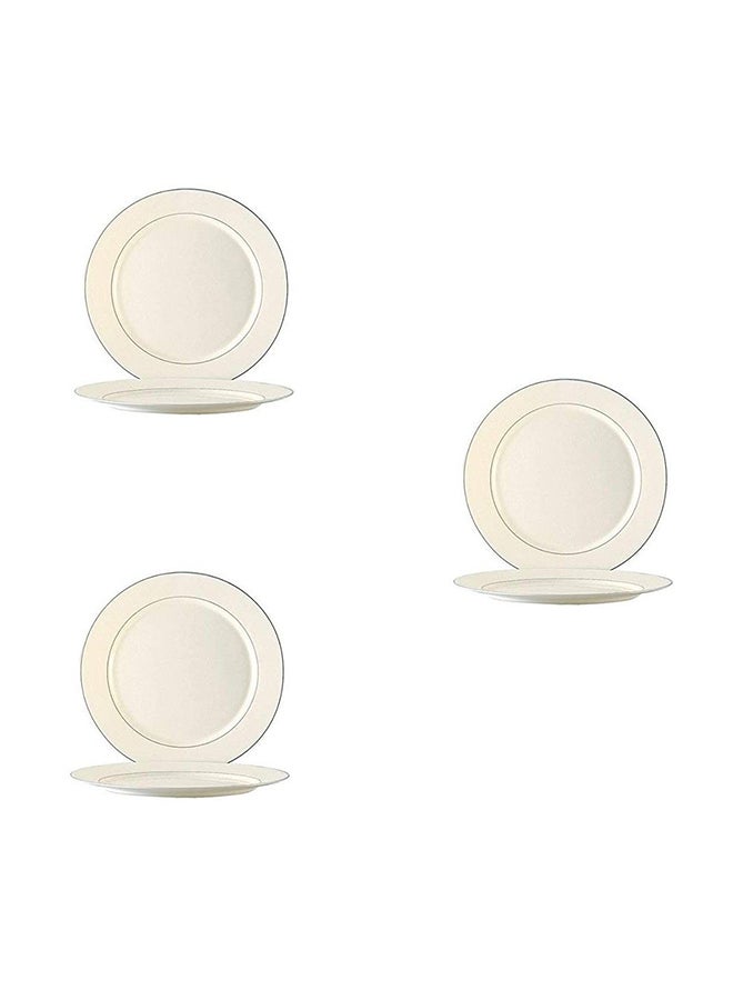 ARCOROC 6-Piece Reception Dinner Plate Beige 10inch  - Image 2
