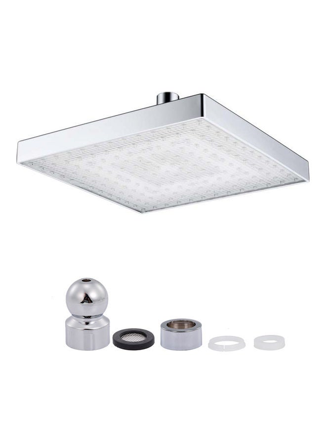 LED Square Shower Head Silver 21.70x8.00x21.20cm - Image 2