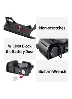 UURIG Aluminum Alloy Camera Cage with Cold Shoe Black  - Image 3