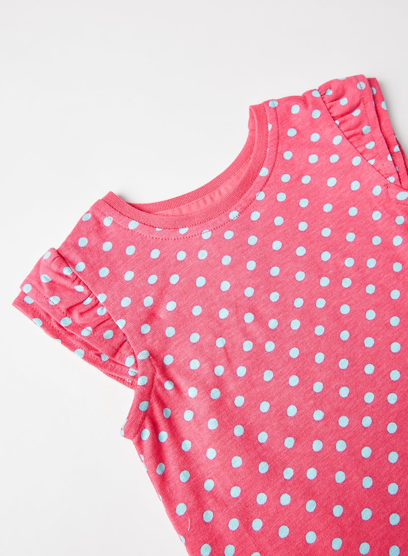 Baby Trendy Modern Girls 2-Piece Casual Clothes Set Multicolour