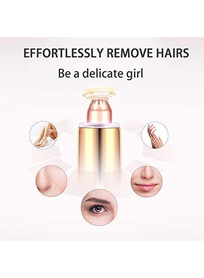 Rechargeable Eyebrow Hair Remover Grey/Gold - Image 3