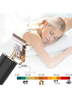Generic Electric Hair Trimmer Black/Gold  - Image 3