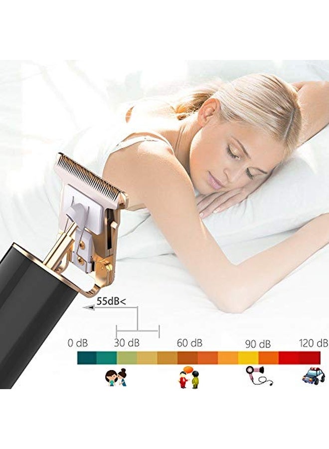 Generic Electric Hair Trimmer Black/Gold  - Image 3