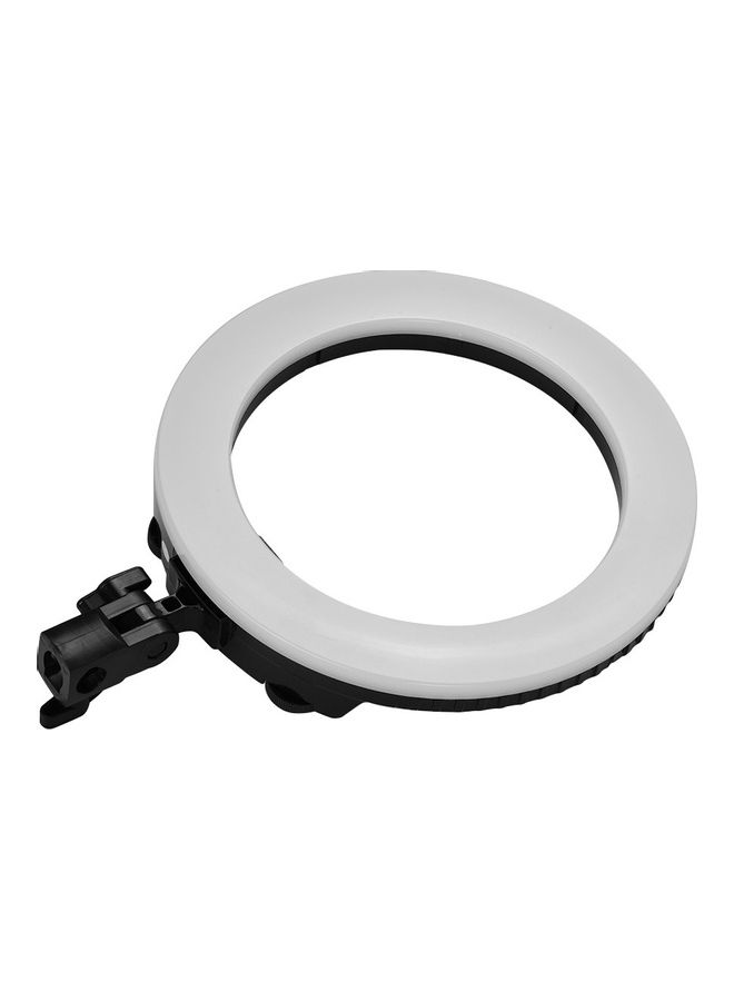 Generic - LED Ring Light with Cell Phone Holder 28W White/Black - Image 1