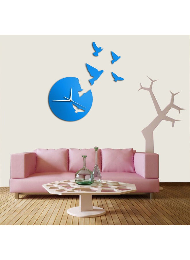 Seagull Themed Wall Clock Blue  - Image 1