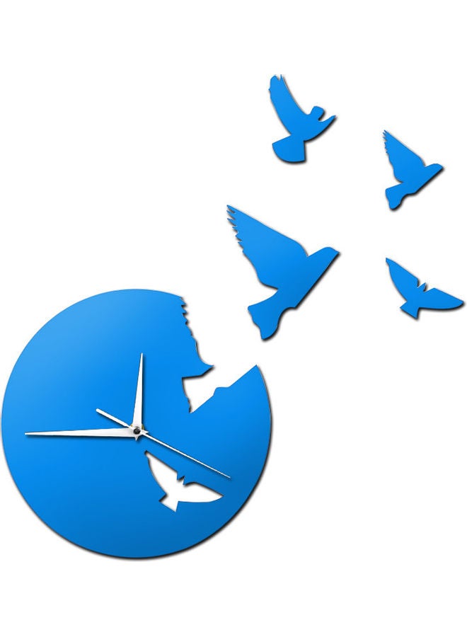 Seagull Themed Wall Clock Blue  - Image 2