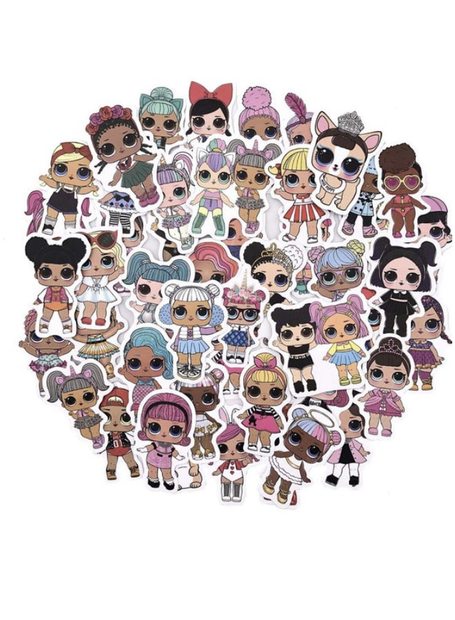 Miracle Empire 50-Piece Girls Gift Stickers - Image 1