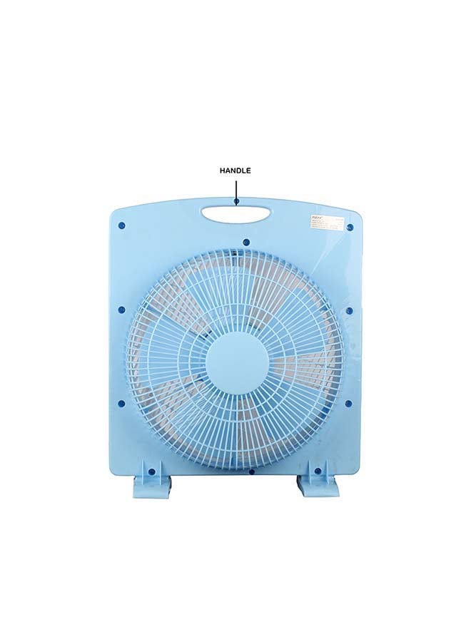 Flexy 13 Inches Compact 3 Speed Rotating Box Fan With Timer FB1717F5 Blue - Image 5
