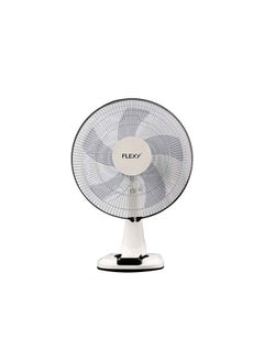 16 Inches 5 Leaf 3 Speed Rotating Table Fan FT1714F5 White
