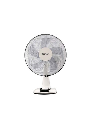 16 Inches 5 Leaf 3 Speed Rotating Table Fan FT1714F5 White - v1617864758/N46331461A_1