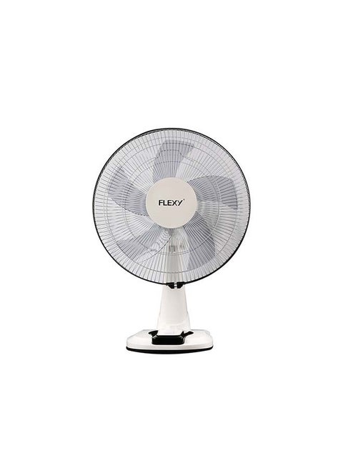 16 Inches 5 Leaf 3 Speed Rotating Table Fan FT1714F5 White