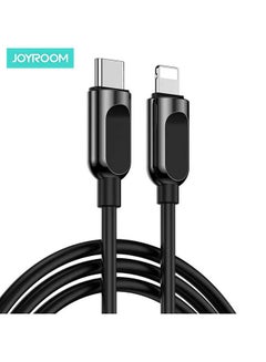 JOYROOM PD Fast Charging Cable 8 Pin To USB-C Black  - Image 3