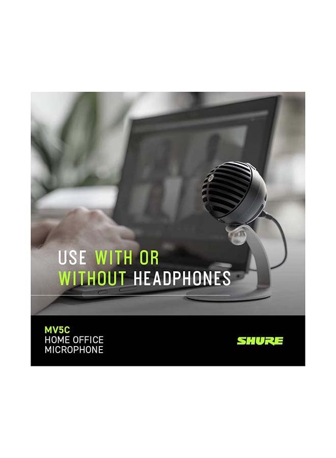 ميكروفون مكتب منزلي MV5C-USB أسود