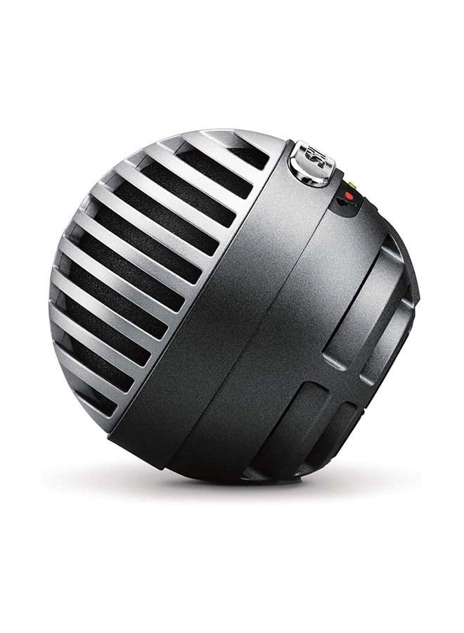 Shure - Digital Condenser Microphone With USB And Lightning Cable MV5-DIG Gray - Image 1