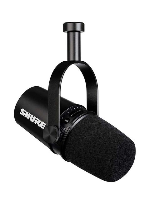ميكروفون بودكاست بمنفذ USB للبث الصوتي MV7-K أسود