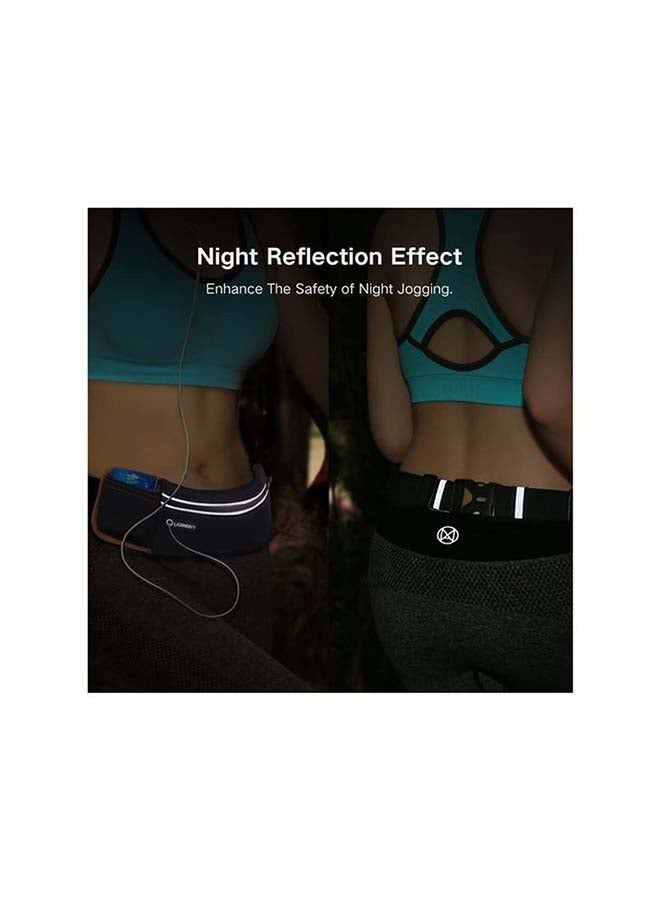 Ugreen - Running Belt Pouch Runners Fanny Pack Waist Bag for iPhone X, iPhone 8, iPhone 7 Plus iPhone 6S 6 Plus Samsung Galaxy S9 S8 S7 S6 Edge Waterproof and Reflective 38*8.8cm - Image 1
