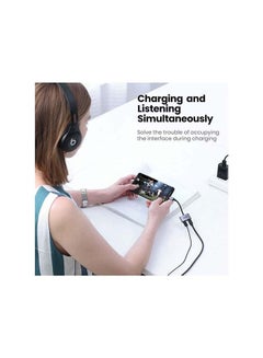 Ugreen Type C Earphone Stereo Audio Adaptor Silver  - Image 2