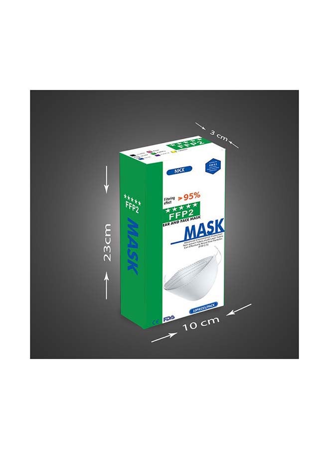 NKX 10-Pieces FFP2 Particulate Respiratory Face Mask  - Image 2