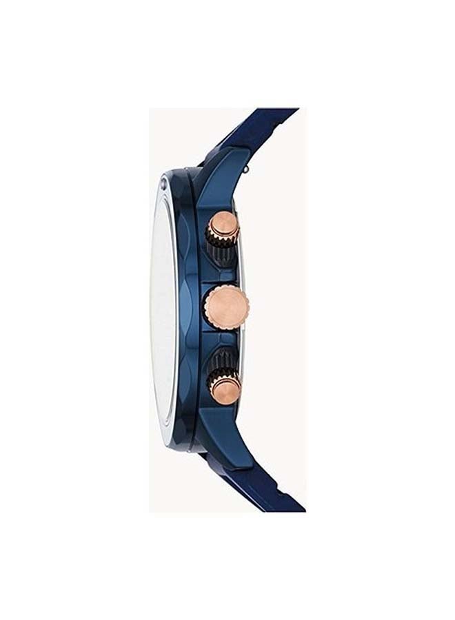 FOSSIL Men's Bannon Chronograph Silicone Watch  - Image 3