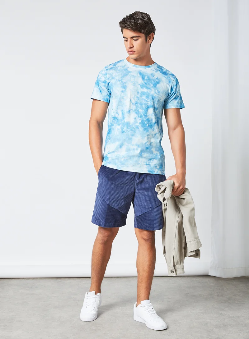 DEDICATED Stockholm Tie Dye T-Shirt Blue